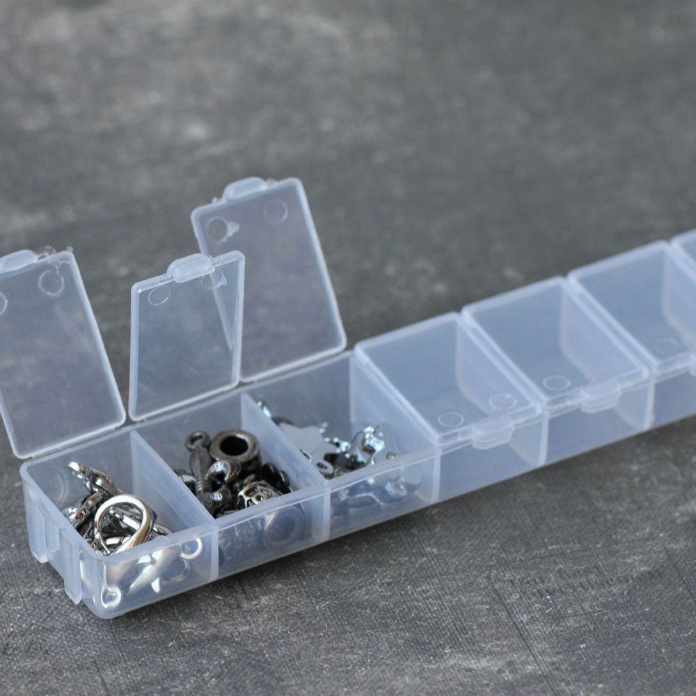 органайзер для фурнитуры, пластик, 15х2х3,5 см