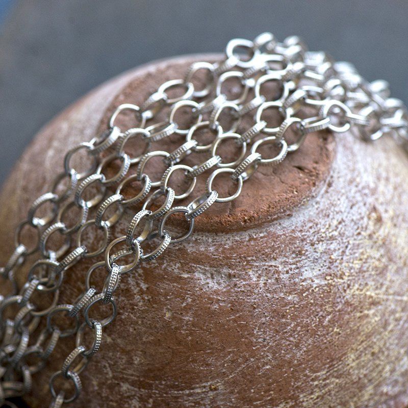 цепочка "бонд", цвет платина, звено 8.2x6.7x1.2 мм