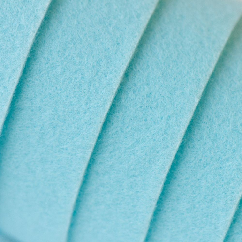 фетр 851 светло-бирюзовый, 1.2 мм, 33х110 см