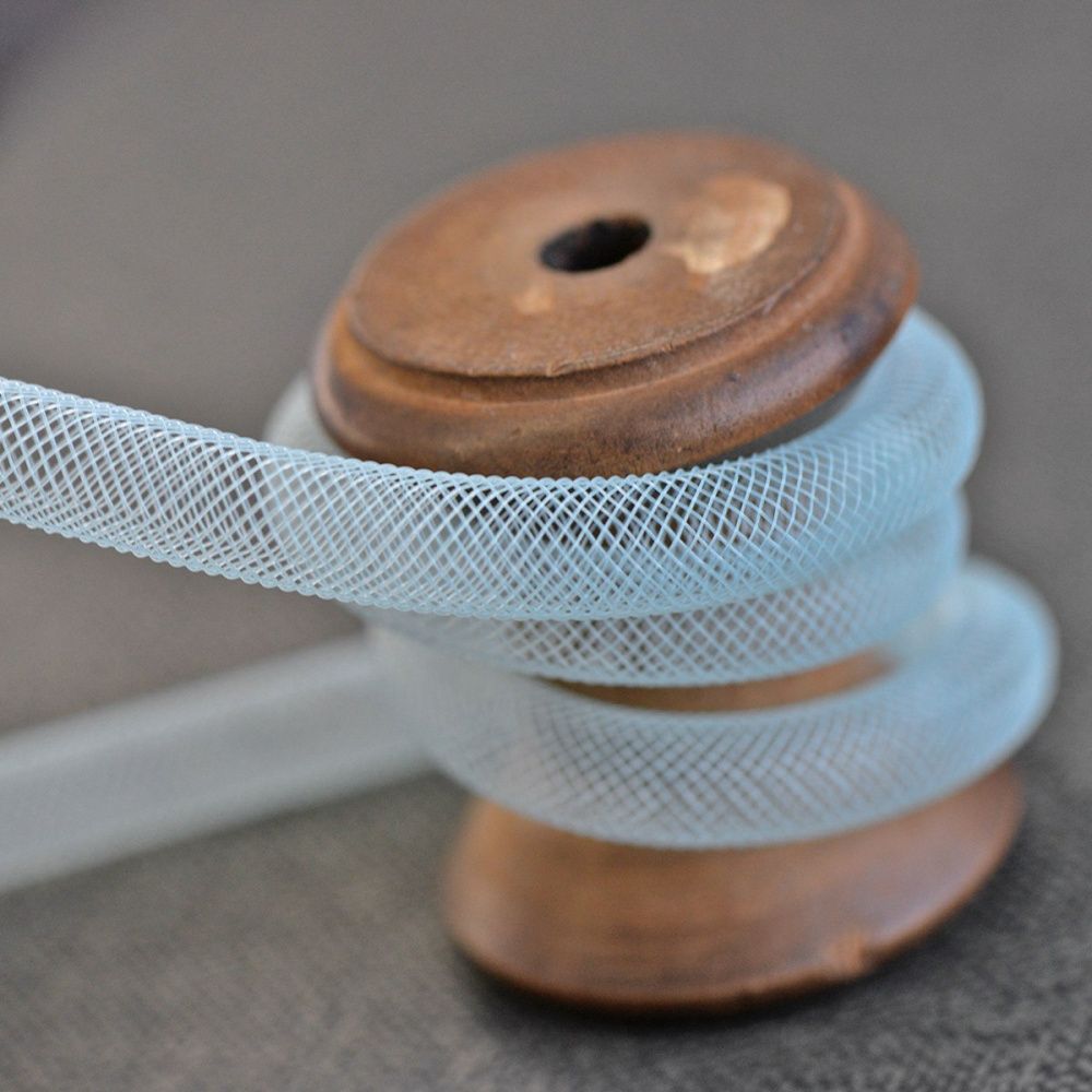 ювелирная сетка, пластик, цвет аквамариновый, диаметр 8 мм