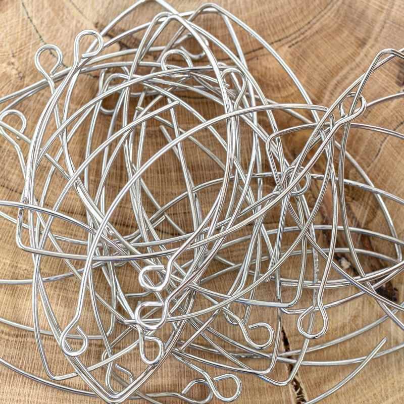 швензы "селена", цвет платина,  45-48x17-23 мм