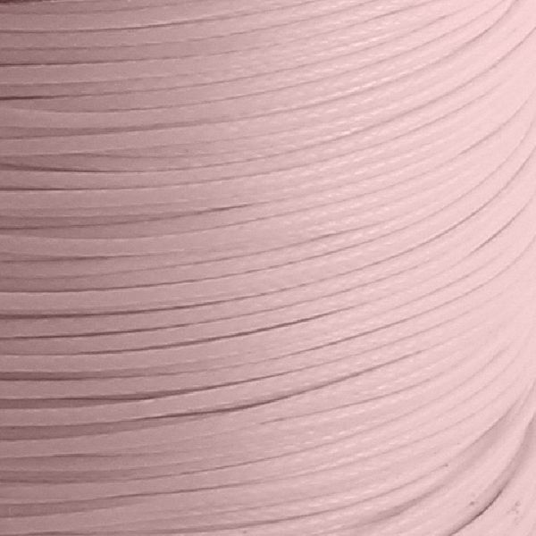 шнур вощеный, цвет розовый, 0.5-0.8 мм