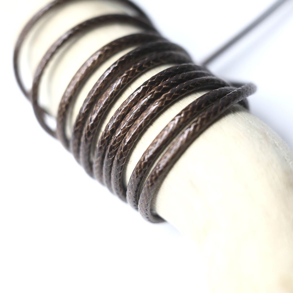 шнур вощеный, цвет кофе, 2 мм