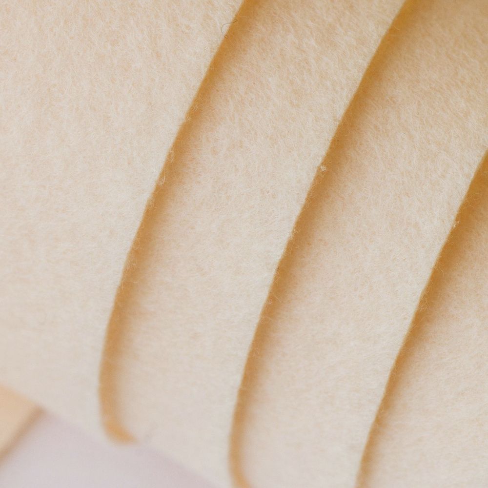 фетр 804 светло-кремовый, 1.2 мм, 33х110 см