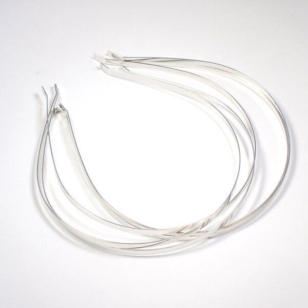 основа для ободка, цвет платина, 5х1 мм