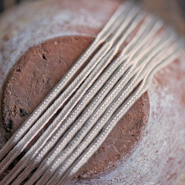 сутаж, айвори, 3х1 мм (уп 5 м)