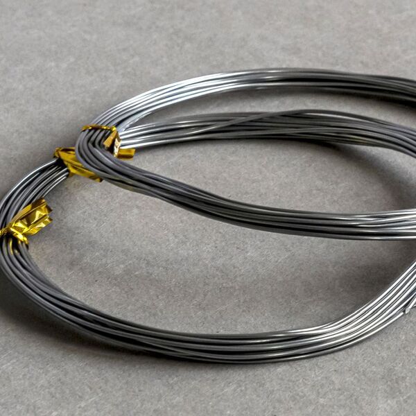 проволока алюминиевая, цвет никель, 1 мм, 5 м