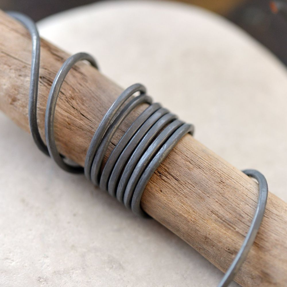 шнур кожаный, цвет серый, диаметр 1.5 мм