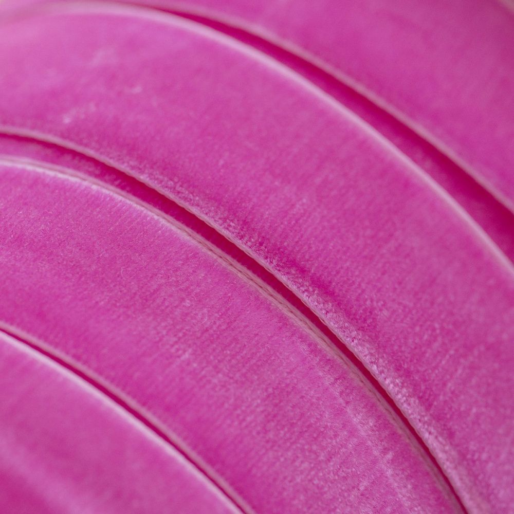 лента, бархат, цвет яркий розовый, ширина 19 мм ленты