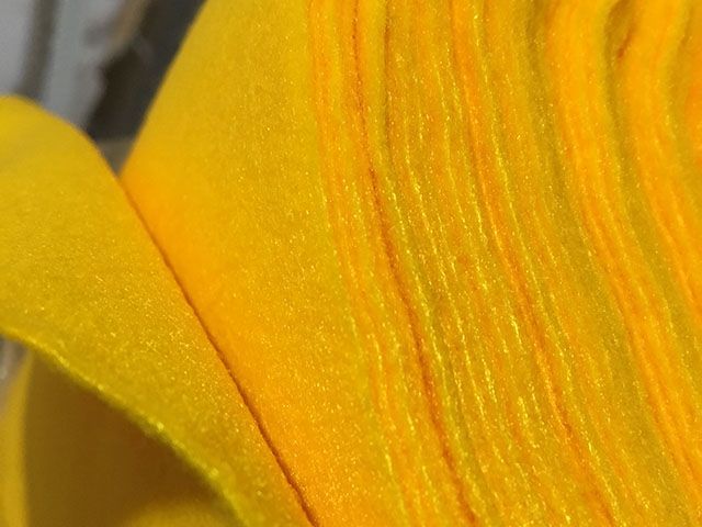 фетр rn-17 темно-желтый, 1 мм, 33х110 см