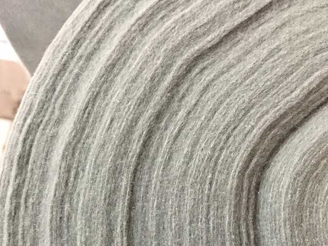 фетр a-24 серый, 1 мм, погонный метр шир. 1.1 м