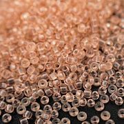 Бисер "Радуга", цвет карамельный прозрачный, 12/0 (уп 7 г)
