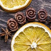 Бусина, Мурано "Артефакты", фигурная, шоколадный, 19х16 мм