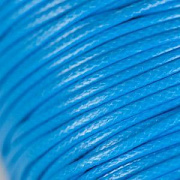 Шнур вощеный, цвет голубой, 2 мм