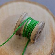 Шнур, полиэстер, цвет травянистый зеленый, 1 мм  
