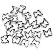 Коннектор "Бабочка", 304 Stainless Steel, цвет стальной, 15x15.5x3.5 мм