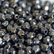 Разделитель для бусин "Семечки", цвет черный, 4х3.5 мм (уп 50 +/-5 шт)