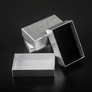 Коробка "Силвер", картон, цвет серебристый, 8.3x5.2x2.9 см