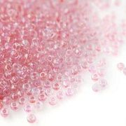 Бисер "Радуга", цвет арбузный розовый (вн.окрашен) АВ, 12/0 (уп 7 г)