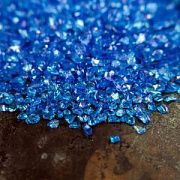 Осколки стекло, цвет синий АВ, 1.5-2x1.5-2 мм (уп. 20 гр.)