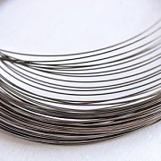 Проволока стальная для ожерелья, с памятью, цвет черный, 11.5х0.6 мм