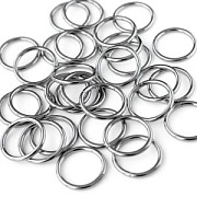 Колечко соединительное 20, 304 Stainless Steel, цвет стальной, 20 мм (уп 10 шт)