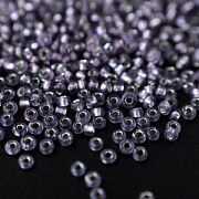 Бисер "Радуга", цвет сиреневый/серебрение, 12/0 (уп 7 г)