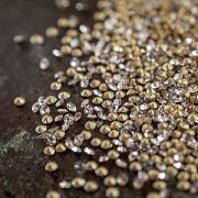 Стразы ювелирные, стекло, цвет Crystal, 1.35-1.4 мм (уп 20 шт +/-2 шт)