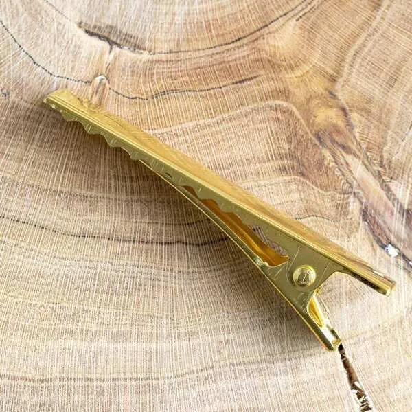 основа для заколки, зажим-крокодильчик, цвет золото, 46x8 мм