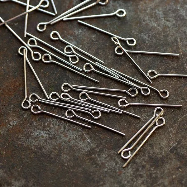 пины с петлей, покрытие платиной, 20х0.7 мм