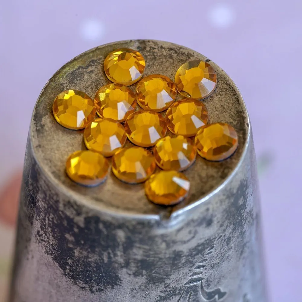 стразы термоклеевые горячей фиксации dmc, топаз, ss20