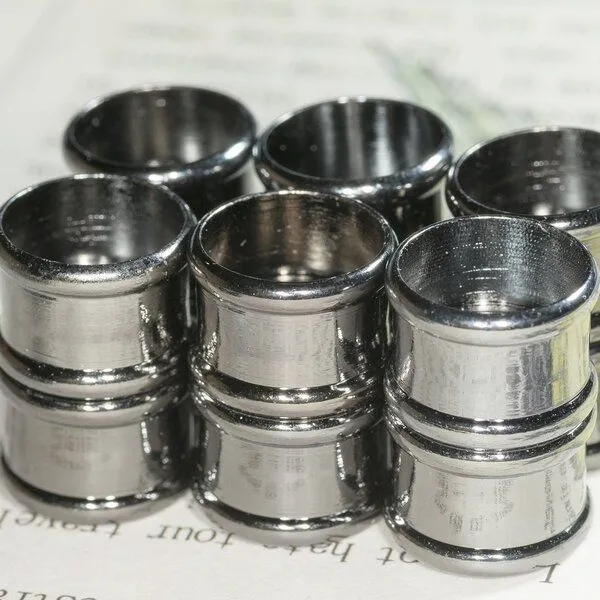 Замочки застежка магнитная для жгута "туба", цвет черный, 21x14x14 мм