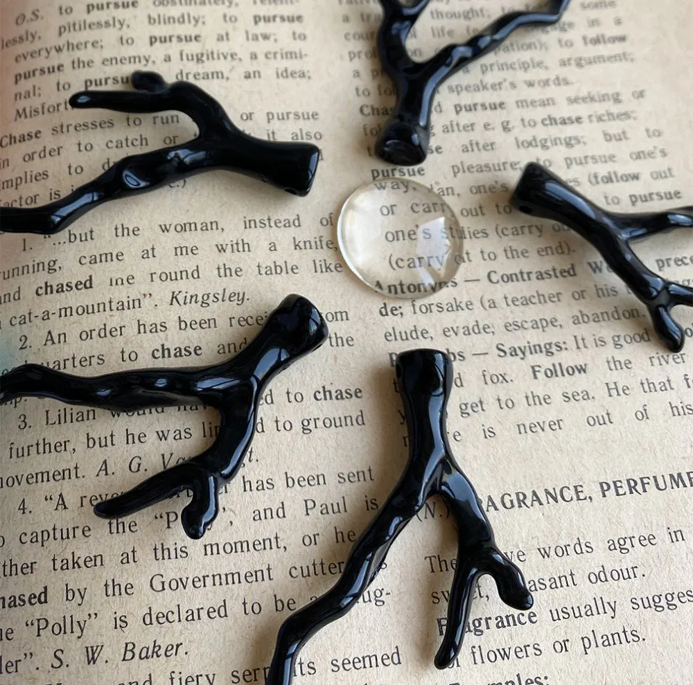 подвеска акриловая "коралл", цветовой микс, 48x34x8-10 мм