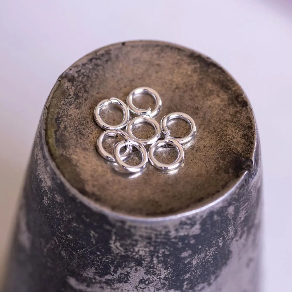 колечко соединительное 4, цвет серебро, 4 мм (уп ок. 300 шт)