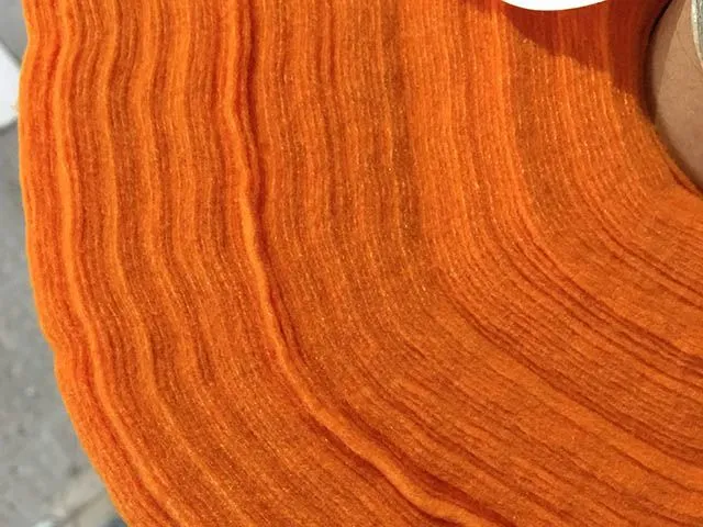 фетр rn-08 оранжевый, 1 мм, погонный метр шир. 1.1 м