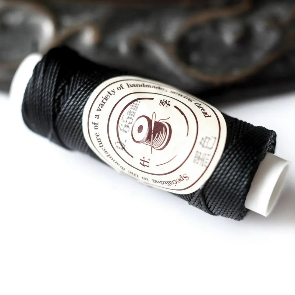 шнур вощеный, цвет черный, 0.65 мм, кат 20 м