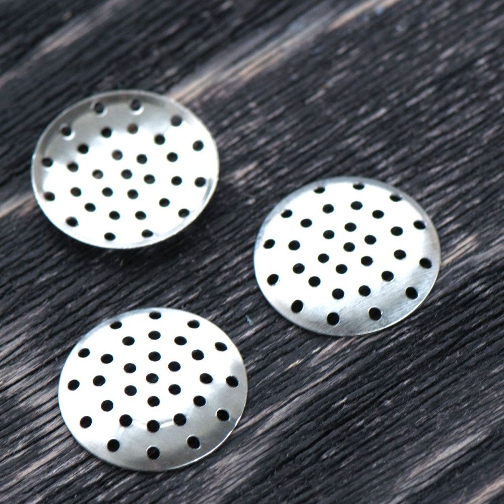 основа-ситечко перфорированная, 18х2 мм