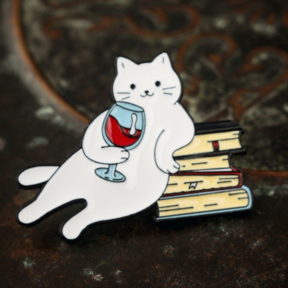 значок металл "котелье", эмаль, цвет белый, 26x35x1.5 мм