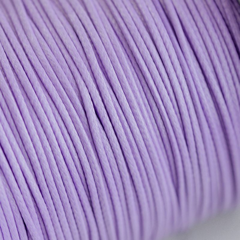 шнур вощеный, цвет сиреневая лаванда, 1 мм