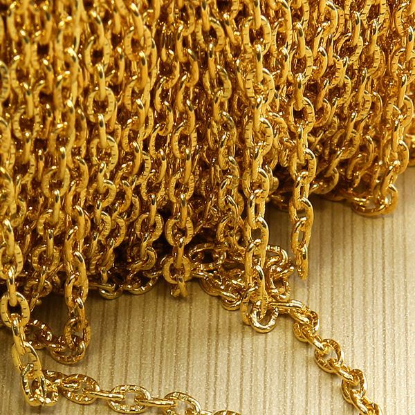 цепочка "бран", цвет золото, звено 1х3.6х5.4 мм