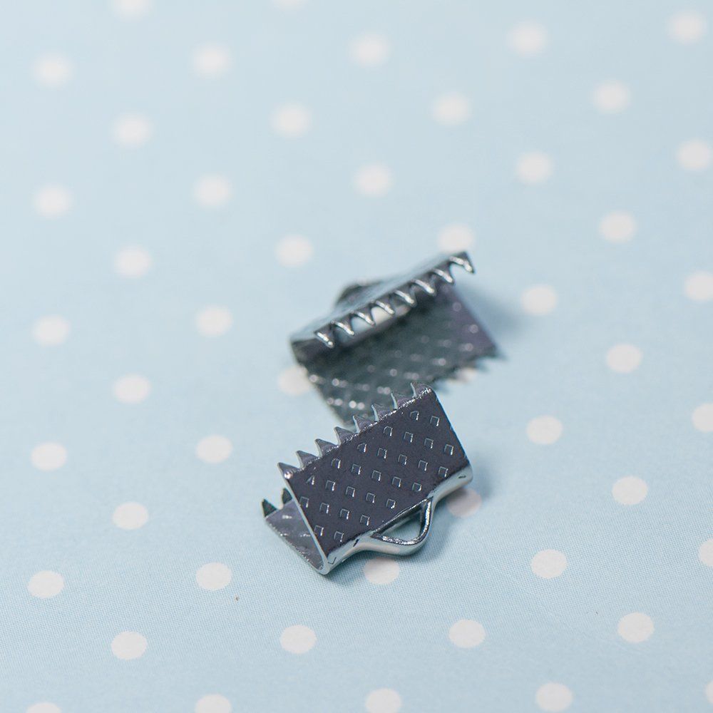 зажим для ленты, цвет черный, 10x7 мм