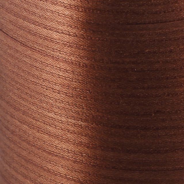 лента, атлас, цвет коричневый, ширина 3 мм ленты