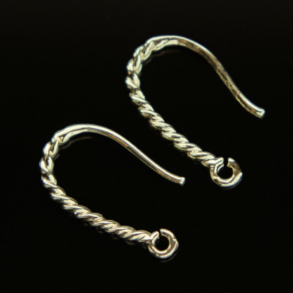 швензы "дениз", позолоченные, 17x9x1.4 мм 