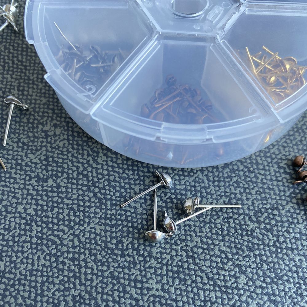 набор пуссеты с застежками в органайзере