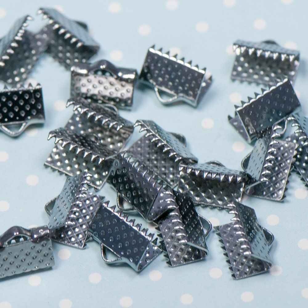 зажим для ленты, цвет черный, 10x7 мм