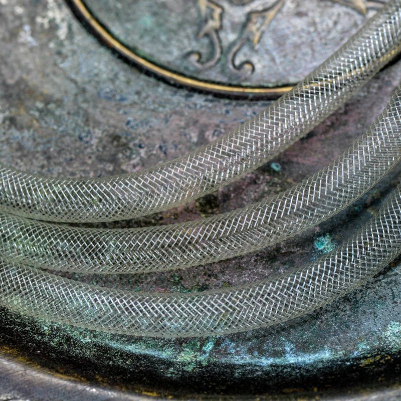 ювелирная сетка, пластик, цвет айвори, диаметр 8 мм