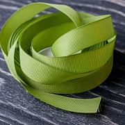 Лента репсовая, цвет лаймовый, ширина 20 мм