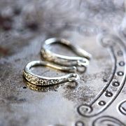 Швензы "Хлоя", покрытие платина, 15х9х2 мм