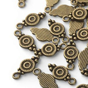 Подвеска металл "Митра", цвет античная бронза, 16x7x1.5 мм