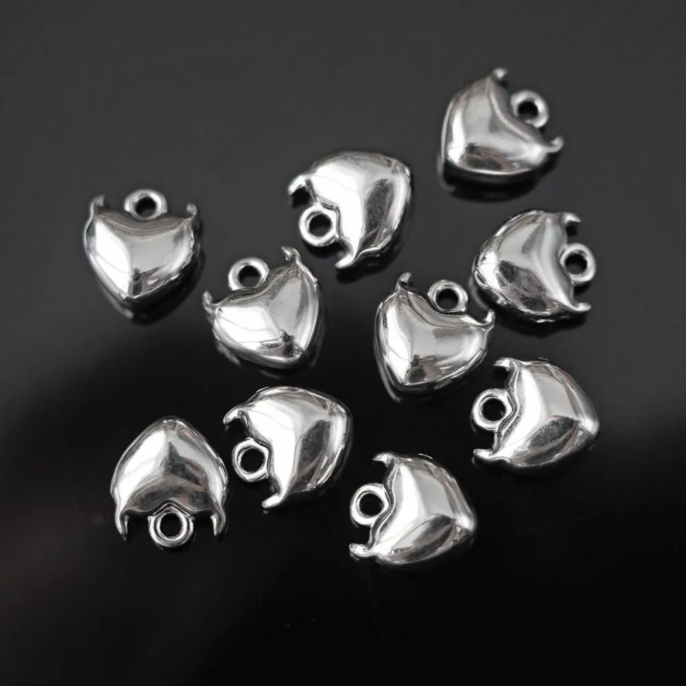 подвеска сталь "№13", цвет стальной, 8x7x4 мм